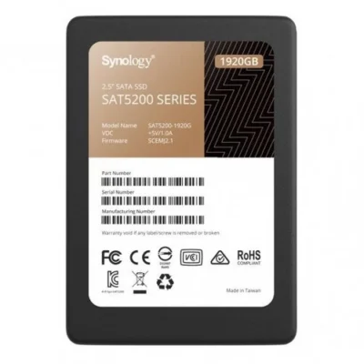 Dysk SSD SAT5200 dedykowany do NAS Synology 1.92TB 2.5'' SATA 6Gb/s Nowy | SAT5200-1920G
