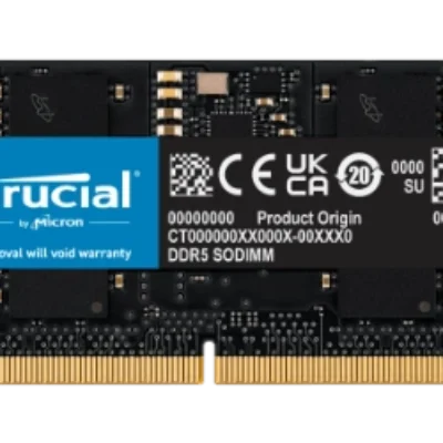 Pamięć RAM 1x 16GB Crucial SO-DIMM DDR5 5600MHz PC5-44800 | CT16G56C46S5T