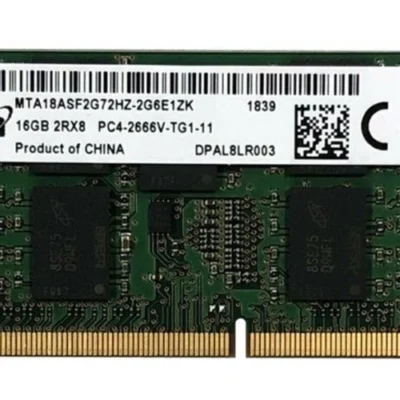 Pamięć RAM 1x 16GB Micron SO-DIMM DDR4 2666MHz PC4-21300 | MTA18ASF2G72HZ-2G6