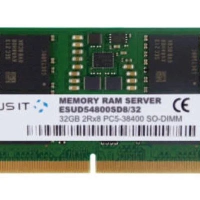 Pamięć RAM 1x 32GB ESUS IT SO-DIMM DDR5 4800MHz PC5-38400 | ESUD54800SD8/32G