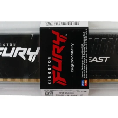 Pamięć RAM 1x 32GB Kingston NON-ECC UNBUFFERED DDR5 5600MHz PC5-44800 UDIMM | KF556C36BBE-32