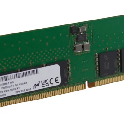 Pamięć RAM 1x 32GB Micron ECC UNBUFFERED DDR5 2Rx8 4800MHz PC5-38400 UDIMM | MTC20C2085S1EC48BA1R