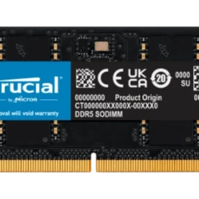 Pamięć RAM 1x 32GB Micron SO-DIMM DDR5 4800MHz PC5-38400 | MTC16C2085S1SC48BA1
