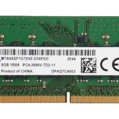 Pamięć RAM 1x 8GB Micron SO-DIMM DDR4 2666MHz PC4-21300 | MTA9ASF1G72HZ-2G6