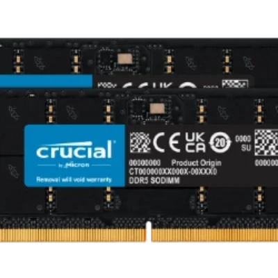 Pamięć RAM 64GB kit (2x 32GB) Crucial SO-DIMM DDR5 4800MHz PC5-38400 | CT2K32G48C40S5