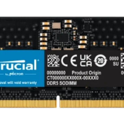 Pamięć RAM 8GB Crucial SO-DIMM DDR5 4800MHz PC5-38400 | CT8G48C40S5