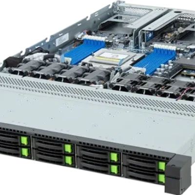 Platforma Serwerowa Gigabyte 1U R163-Z35-AAH1 6NR163Z35DR000ACH1 AMD x 1 ECC REGISTERED x 12 12 x 2.5" NVME/SATA PSU 2x 1300W