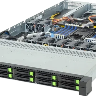 Platforma Serwerowa Gigabyte 1U R164-SG5-AAV1 6NR164SG5DR000AAV1 Intel x1 DDR5 x16 12 x2.5" NVME/SATA PSU 2x 1600W