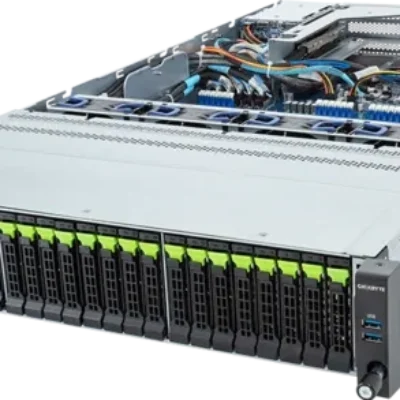 Platforma Serwerowa Gigabyte 2U R283-Z96-AAJ1 6NR283Z96DR000ACJ1 AMD x2 DDR5 x24 28 x2.5" SATA PSU 2x 2000W