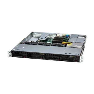 Platforma Serwerowa Supermicro 1U 511R-M SYS-511R-M Intel x 1 DDR5 x 4 6 x 3.5" SATA/SAS/NVME PSU 1+0